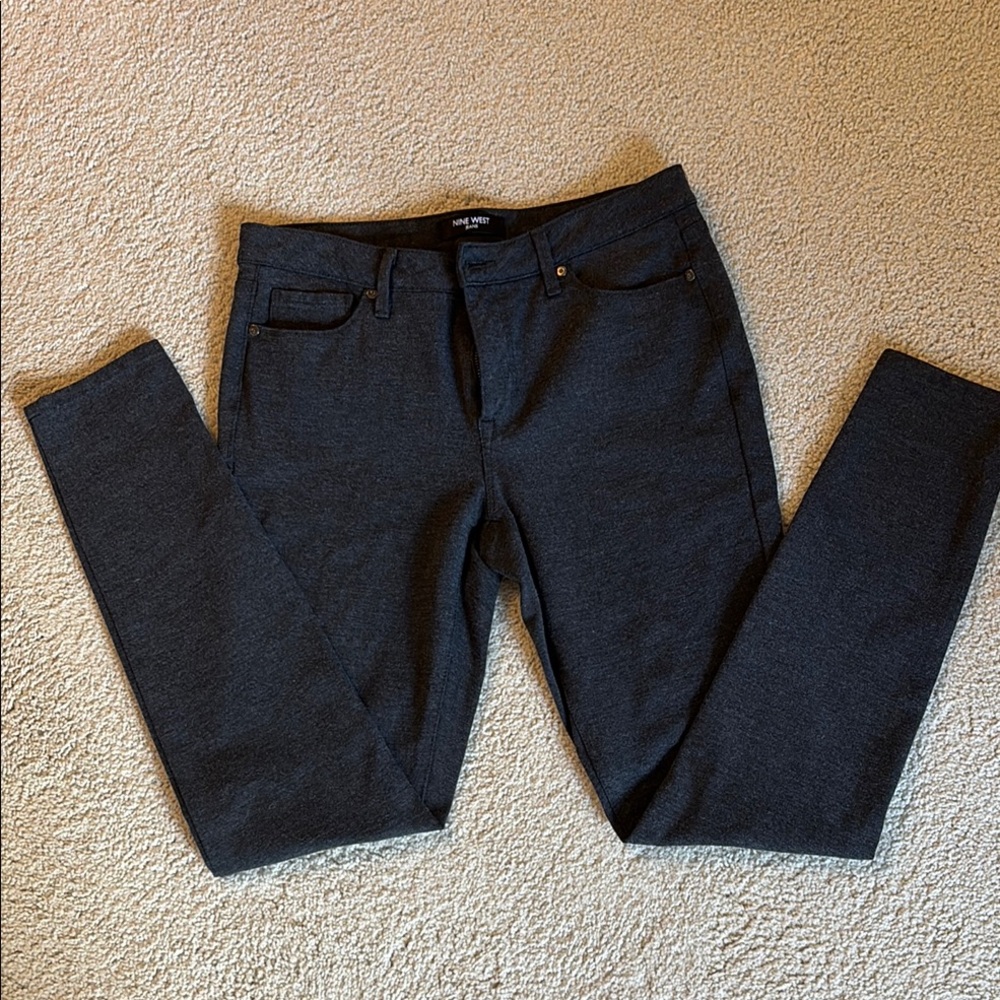 Nine West Women's Skinny Jeans in Charcoal Gray